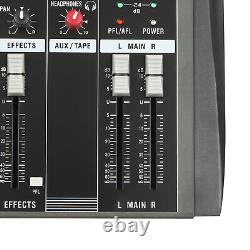 12 Channel Sound Audio Mixer Bluetooth USB DJ Live Studio Mixing Console Amplifi