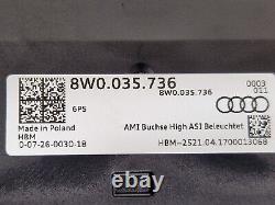 16-19 Audi A4 B9 Audio Usb Aux Interface Socket Input 8w0035736