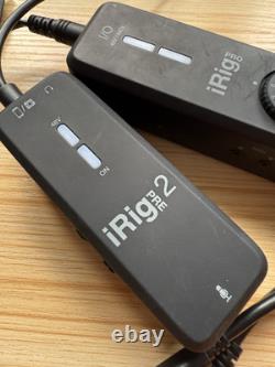 2 X IK Multimedia iRig Bundle pocket audio interface USB MIDI mobile recording