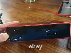 3rd generation Focusrite Scarlett 2i2, used once