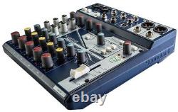 8 Channel Analogue Audio Mixer with FX NOTEPAD8FX