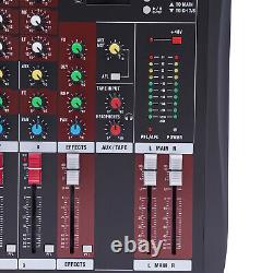8-channel Audio Mixer Compact USB Interface Sound Board Controller for Broadcast