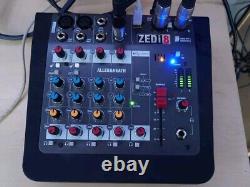 ALLEN & HEATH ZEDi-8 USB COMPACT HYBRID 2x2 AUDIO INTERFACE MIXER