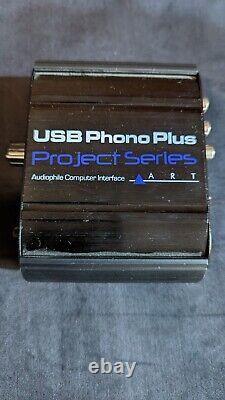 ART ACPHUSBPS USB audio interface phono preamplifier USB Phono Plus