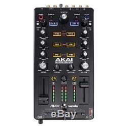 Akai AMX Pro 24-bit 2-Channel Mixer + USB + Audio Interface + Serato DJ Software