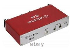 Alctron U48 2-in 2-out USB Audio Interface 24bit/192khz AD/DA Combo Jacks Hi-Z