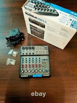 Alesis Multimix 8 USB 2.0 10 in 2 out recording interface & PA mixer