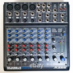 Alesis Multimix 8 USB 2.0 Mixer 10 In 2 Out Individual Audio Recording Interface