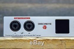 Antelope Audio Discrete 4 Thunderbolt/USB Audio Interface with4-Discrete Mic Pres