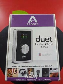 Apogee Duet 2 USB Audio Interface for iOS iPad, Mac & Windows with Lightning Cable