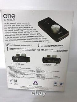 Apogee One USB Audio Interface For Mac