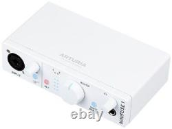 Arturia MiniFuse 1 USB Audio Interface, White