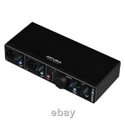 Arturia MiniFuse 2 USB Audio Interface, Black (OPENED BOX)