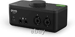 Audient EVO 4 USB Audio Input Plug in Guitars, Basses, Keyboards Interface