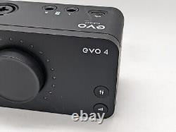 Audient EVO 4 USB-C audio interface sound card music production 2-in/out 48V XLR