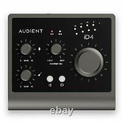 Audient ID4 MKII USB Audio Interface Bundle with 2 Mogami XLR Cables