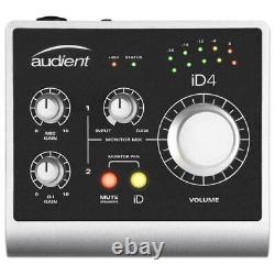 Audient ID4 USB Audio Interface (Black 2in/2out) Not working, needs soldering