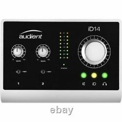 Audient iD14 10 In 4 Out USB Audio Interface With Scroll Control