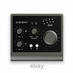 Audient iD4 MKII 2-In 2-Out High Performance USB Audio Interface With Scroll