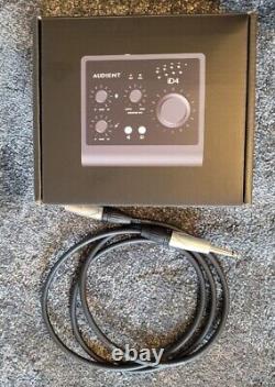 Audient iD4 Mark II USB Audio Interface MKII Platinum Award Winning Sound