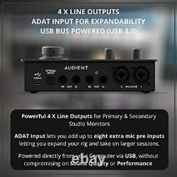 Audient iD MKII 10-in/6-out USB-C Audio Interface with 2 Microphone Preamps