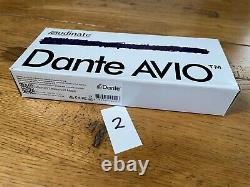 Audinate Dante AVIO USB Adapter I/O 2-CH 2 of 3 available