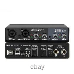Audio Interface Sound Card Monitoring Electric Guitar Live Recording Stereo Kits