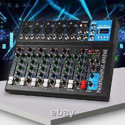 Audio Mixer Compact USB Audio Interface Sound Board Controller for Broadcast