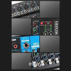 Audio Mixer USB Audio Interface Non Slip Faders 48V Power Digital MP3