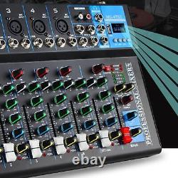 Audio Mixer USB Audio Interface Non Slip Faders 48V Power Digital MP3