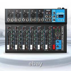 Audio Mixer USB Audio Interface Non Slip Faders 48V Power Digital MP3