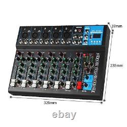 Audio Mixer USB Audio Interface Non Slip Faders 48V Power Digital MP3