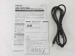 Audio interface Tascam US-366 USB 2.0 / Color Black