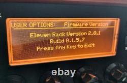 Avid Eleven Rack USB Audio Interface Guitar Preamp Used Tested with Power cable