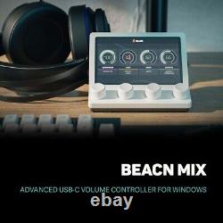 BEACN Mix USB C Windows Audio Controller encoders for Streaming Gaming Work Whit