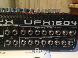 BEHRINGER Bellinger 16 ch 4 Bus mixer USB / FireWire audio interface UFX 1604
