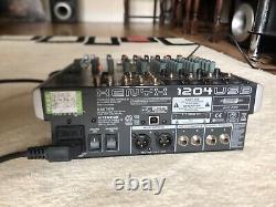 BEHRINGER XENYX 1204USB 8-Channel 2-Bus Mixer USB/Audio Interface Studio/Live