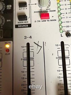 BEHRINGER XENYX 1204USB 8-Channel 2-Bus Mixer USB/Audio Interface Studio/Live