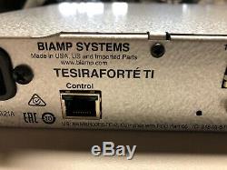 BIAMP TESIRA FORTÉ TI Audio-DSP, 12 Inputs / 8 Outputs, USB- und Telefon-Interface