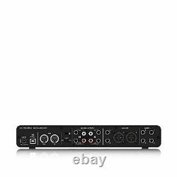 Behringer Audio Interface MIDI 4x4 USB 2.0 24 Bit Mic Pre Amplifiers UMC404HD