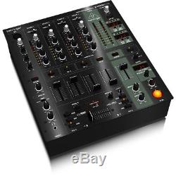 Behringer DJX900USB Pro 5-Ch DJ Mixer with USB Audio Interface Infinium Crossfader