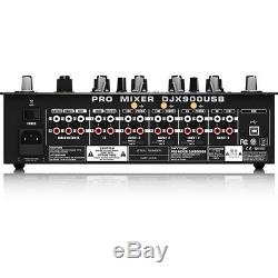 Behringer PRO DJX900USB Professional 5-Channel DJ Mixer with USB/Audio Interface