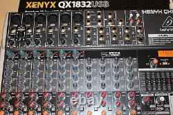 Behringer QX1832USB 18 Input 3/2 Bus Mixer USB/Audio Interface