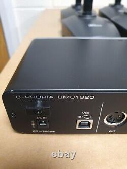 Behringer UMC1820 USB Audio/MIDI Interface + 8 Tbone Microphones