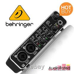 Behringer UMC202HD USB Audio Interface U-PHORIA 24 Bit/192 kHz Vocal Guitar Key