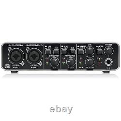 Behringer UMC204HD Audiophile 2x4, 24-Bit/192 kHz USB Audio/MIDI Interface with