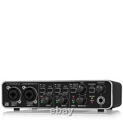 Behringer UMC204HD Audiophile 2x4, 24-Bit/192 kHz USB Audio/MIDI Interface with