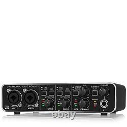 Behringer UMC204HD Audiophile 2x4, 24-Bit/192 kHz USB Audio/MIDI Interface with