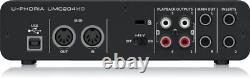 Behringer UMC204HD Audiophile 2x4, 24-Bit/192 kHz USB Audio/MIDI Interface with