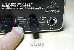 Behringer UMC204HD Audiophile 2x4, 24-Bit/192 kHz USB Audio/MIDI Interface with